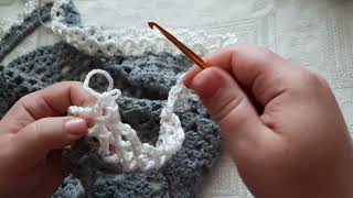 круглая кофта вязание крючком  Вяжем с Nilena Sans crochet sweater вяжется очень быстро 5