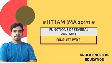 #IIT_JAM_MA_2017_PYQ