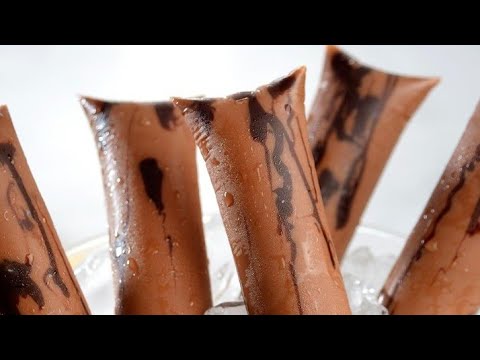 Geladinho gourmet de chocolate