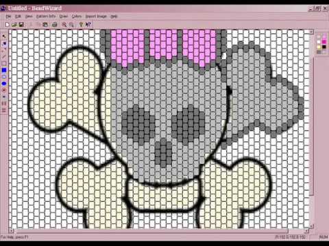 tubular peyote stitch graph paper