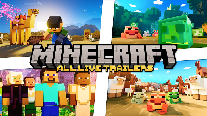 The Evolution of Minecraft Live Trailers 🔴 (2020-2024)