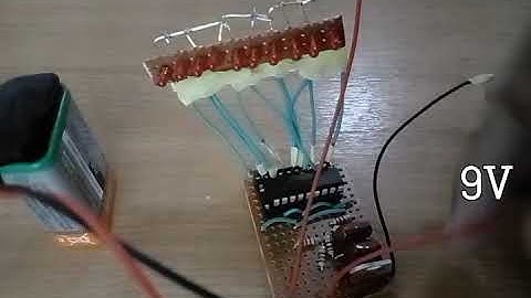 0-10V analog voltmeter using LM3914