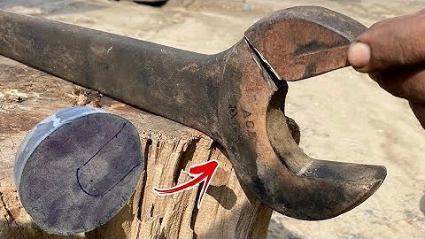 Impossible Fix? Craftsman Recreates a Spanner Wrench After It Broke!