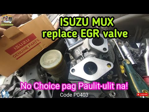 ISUZU Code P0403 Last and final solution Replace EGR valve assembly