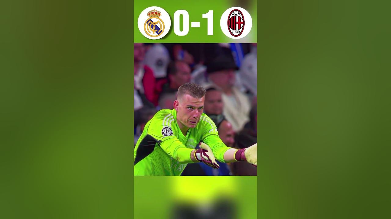 Real Madrid 🇪🇸 VS AC Milan 🇮🇹 Champions League YouTube