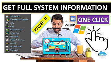 How to get Full System Information in one click | Windows | Speccy - 5 minutes Tutorial | Cloud Boss