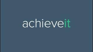 AchieveIt Product Overview: The Strategic Planning Software That Helps You Achieve Your Goals