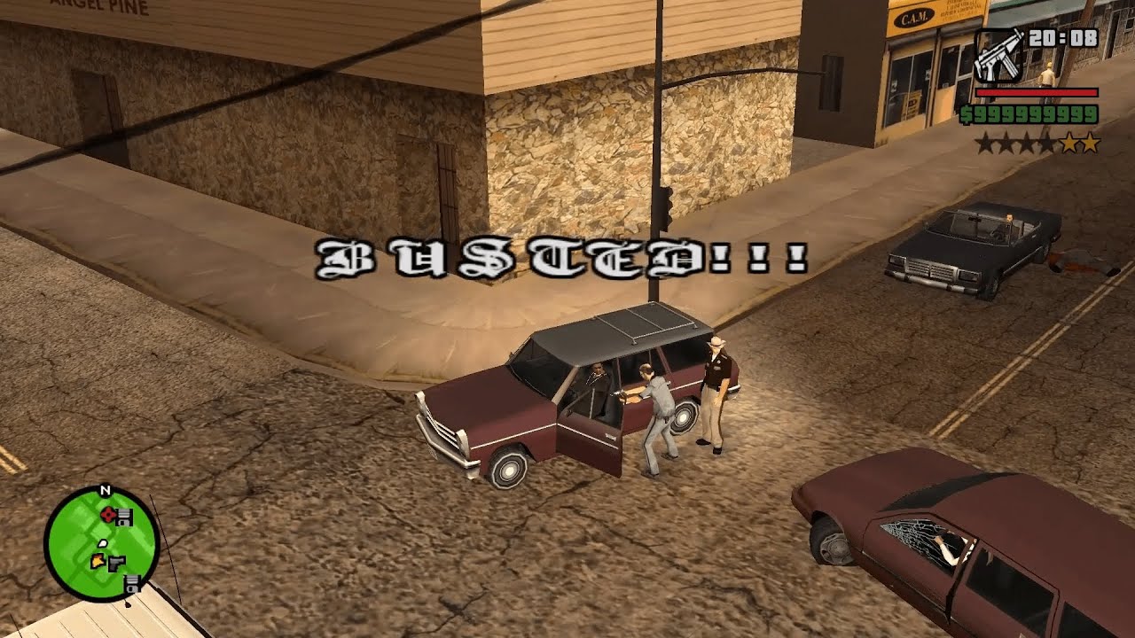 50 minutes of GTA San Andreas Busted Compilation (ft. Cops with different voices)