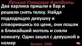 Два карлика и девушка... Анекдоты лучшие смешные  Выпуск 2266