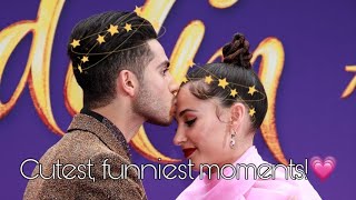 Mena Massoud and Naomi Scott’s cutest and funniest moments!/Aladdin 2019