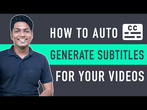 How To Generate Subtitle for Any Video | In just 3 steps