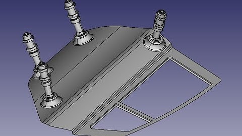 [FreeCAD Automation] Automatic robot gripper design - #1 Suction Cup Placement