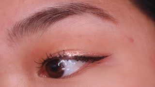 Simple Glitter Eyeliner | Monolids