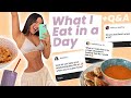 WHAT I EAT IN A DAY // SAUCY PERSONAL Q&A | Krissy Cela