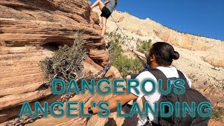 Angels Landing Zion Park is Dangerous - Nasr Jackson
