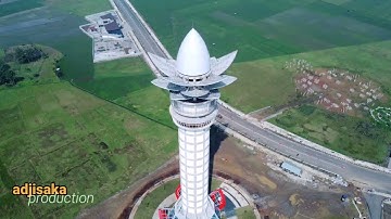 MENARA PANDANG Teratai PURWOKERTO Cinematic video drone