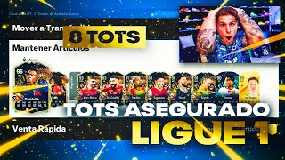 ABRO MUCHOS SOBRES DE TOTS ASEGURADO LIGUE 1 Y ME TOCAN 8 TOTS EN EL MISMO SOBRE!! | FC 24