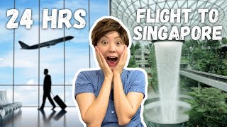 I survived a 24 hour flight as my Asian mom!
