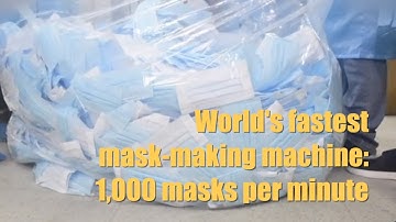 Positive Vibes | 1,000 masks per minute: World