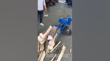 Efficient Wood Splitting: Hydraulic Log Splitter in Action