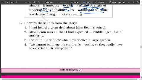 #6EC5_4 ||  A Different Kind of School: Question and Answers | CLASS 6 ENGLISH WORKING WITH LANGUAGE