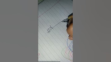 how to draw a name signature #short #shorts #youtubeshorts