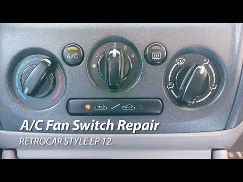 Mazda Protege A/C Fan Switch Repair, EP. 12