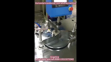 Horizontal transformer core winding machine