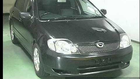 2001 TOYOTA COROLLA RUNX  ZZE123