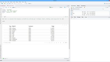 How to Unstack a Column into Multiple Columns in R. [HD]