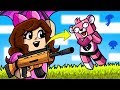 Minecraft: FORTNITE SIMULATOR!!! (BUILD FORTS, COLLECT MATERIALS, & FIGHT MOBS!) Modded Mini-Game