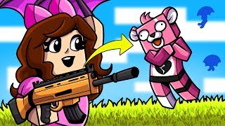 Minecraft: FORTNITE SIMULATOR!!! (BUILD FORTS, COLLECT MATERIALS, & FIGHT MOBS!) Modded Mini-Game