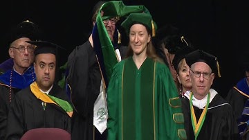 Cristina Metgher PhD Hooding Ceremony, May 14, 2016, GMU