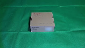Draytek VigorSwitch G1080 Switch Unboxing
