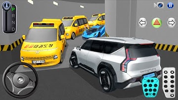 New EV9 car Stuck in Parking Garage - 3D Driving Class 2025 - 3D Driving Class Game - Car Game