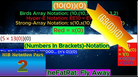 NIB-Notation series - Part 2 - Going to Second (0)