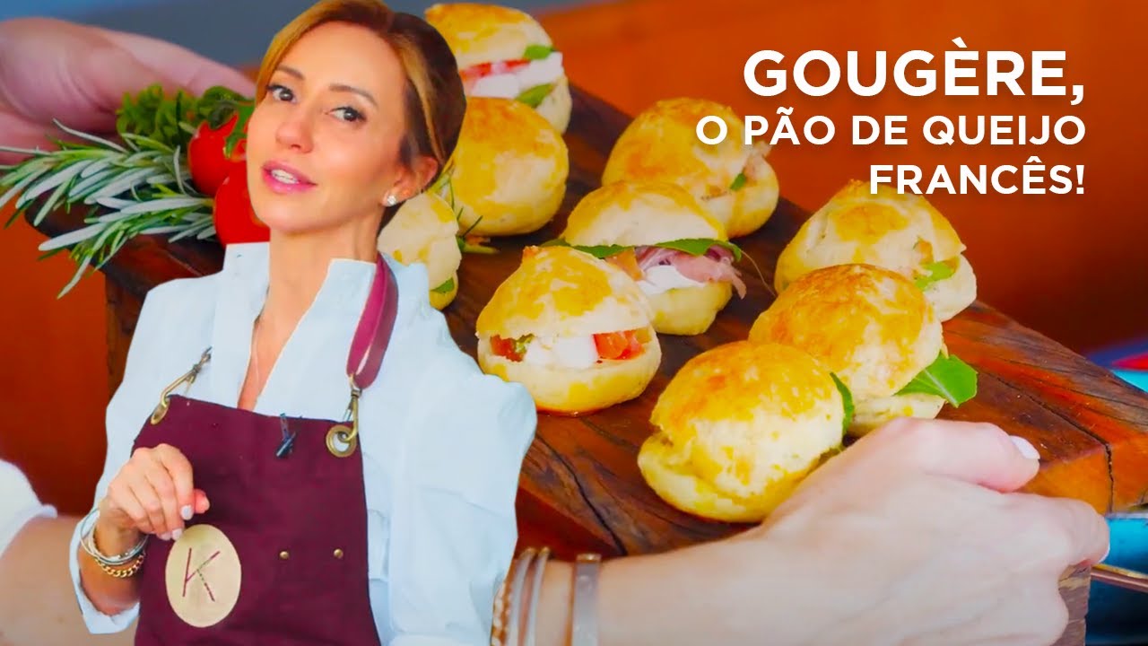 Como fazer Gougère | O PÃO DE QUEIJO FRANCÊS! | Delícia!