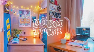 dorm tour bc i did a room makeover! ☆.*