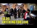 Football Fan Plays Epic Tribute to Meat Loaf I'd Do Anything For Love Piano | Cole Lam 14 Years Old