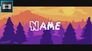 FREE 8-BiT 2D Intro Template # 208 ¦ Sony Vegas  Template