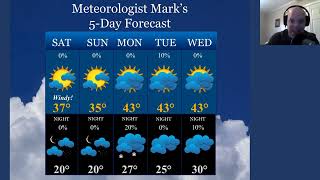Weather forecast for Saturday, December 17, 2022