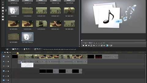How to add an audio file into power director
