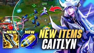 First Caitlyn game with NEW Items and Runes!