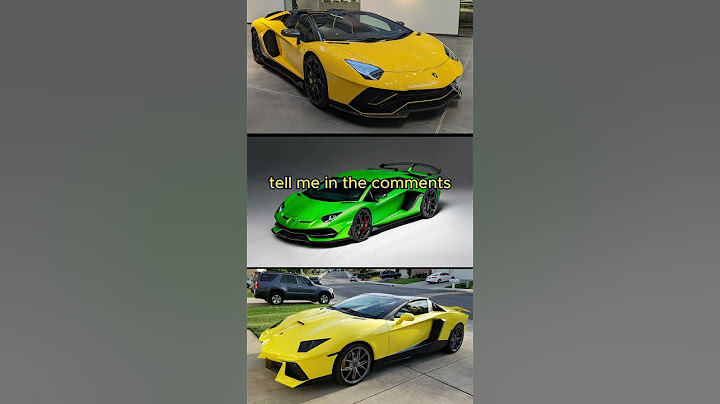 One of these is a fake Lamborghini – can you spot it? 🔎