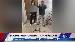 Social media helps catch felons