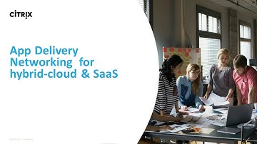 App Delivery Networking for a cloud-first World featuring IDC