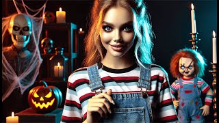 🎃 Spadehill Women Halloween Costume | Best Chucky Overalls Women 👹