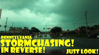 Chester County Road Vlog Storm Chasing in Reverse