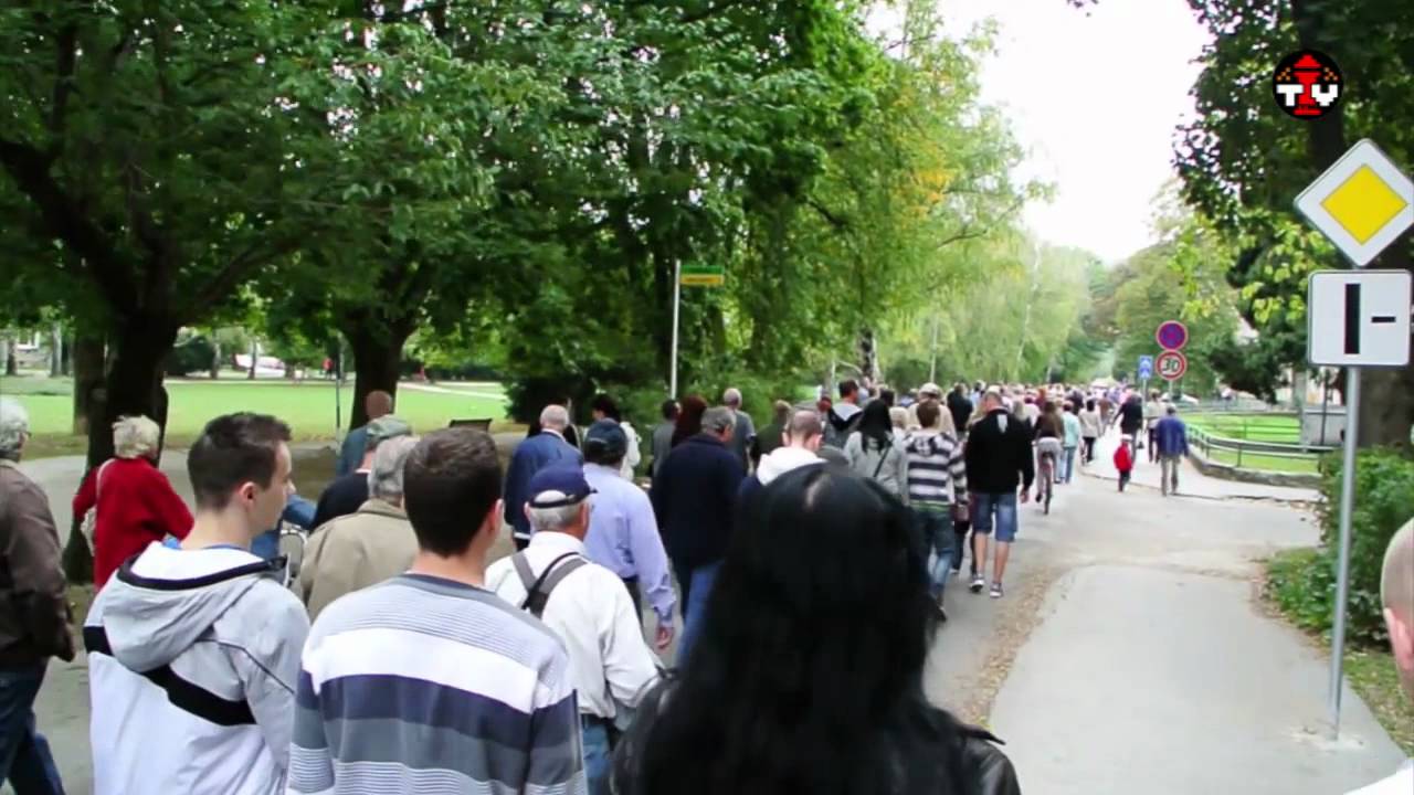 Pochod za slušných občanov v Partizánskom