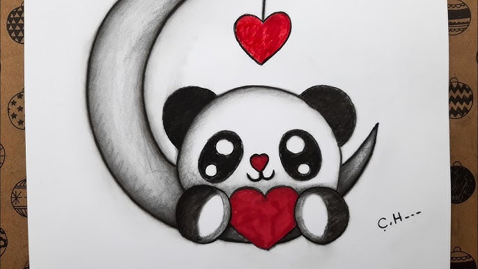 How to Draw Amazing Panda, Kawaii